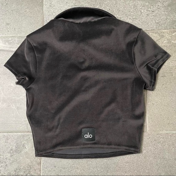 Alo Yoga Velour Choice Polo - Picture 4 of 5